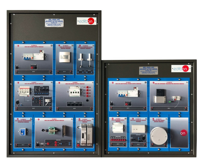 KNX SECURITY CONTROL TRAINING APPLICATION: FIRE, ANTI-INTRUSION, FLOODS, ETC. - AEL-KNX-SFC