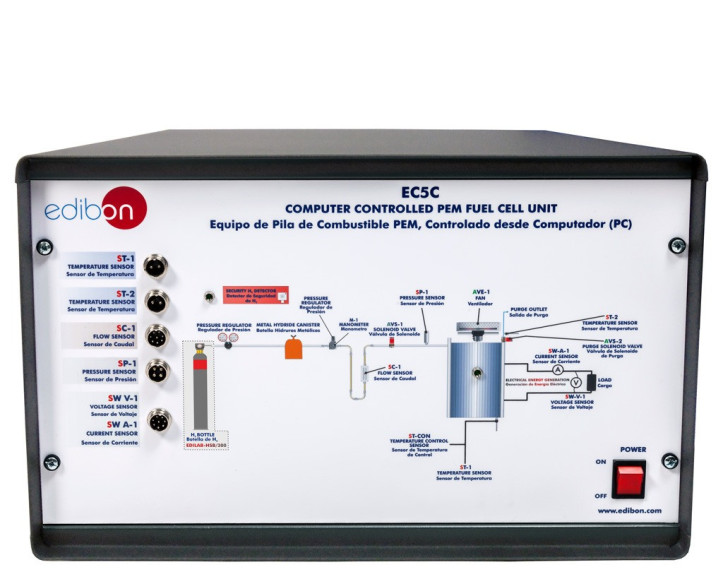 COMPUTER CONTROLLED PEM FUEL CELL UNIT - EC5C