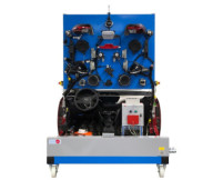 Comprehensive Gasoline Test and Diagnostic Bench for Combustion Engines with Fault Simulation