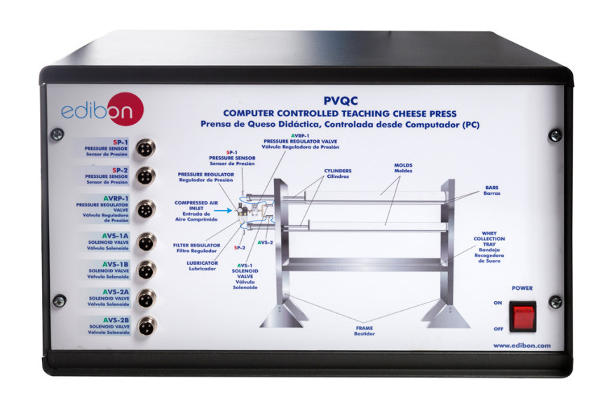 COMPUTER CONTROLLED TEACHING CHEESE PRESS - PVQC