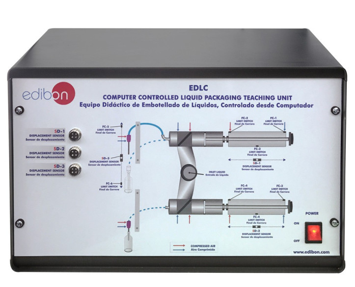 COMPUTER CONTROLLED LIQUID PACKAGING TEACHING UNIT - EDLC