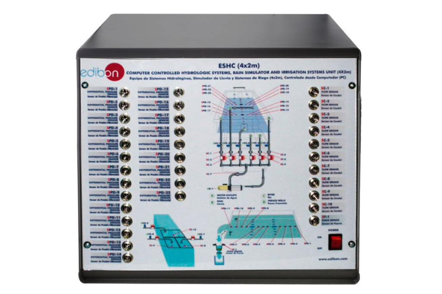 COMPUTER CONTROLLED HYDROLOGIC SYSTEMS, RAIN SIMULATOR AND IRRIGATION SYSTEMS UNIT (4X2 M) - ESHC(4x2m)