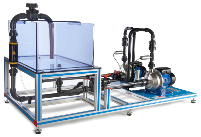 COMPUTER CONTROLLED SERIES/PARALLEL PUMPS BENCH - PBSPC