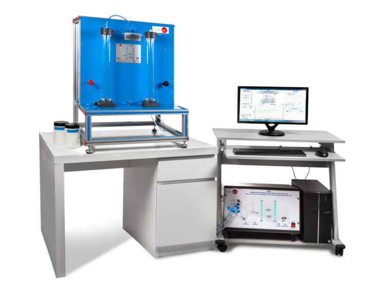 COMPUTER CONTROLLED FIXED AND FLUIDIZED BED UNIT - LFFC