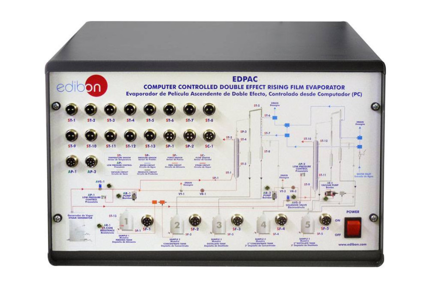 COMPUTER CONTROLLED DOUBLE EFFECT RISING FILM EVAPORATOR - EDPAC