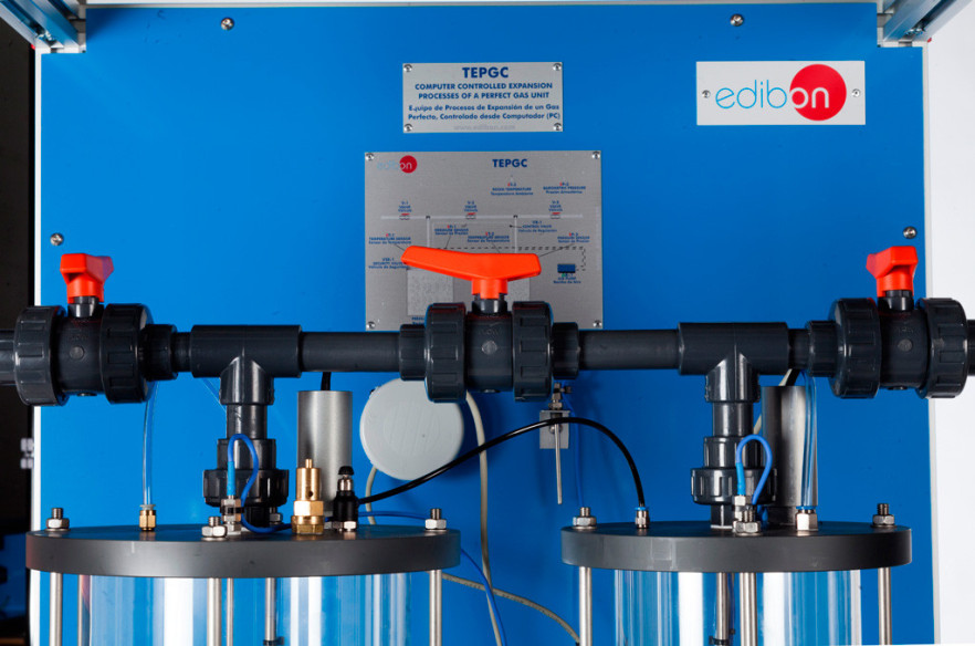 COMPUTER CONTROLLED EXPANSION PROCESSES OF A PERFECT GAS UNIT - TEPGC