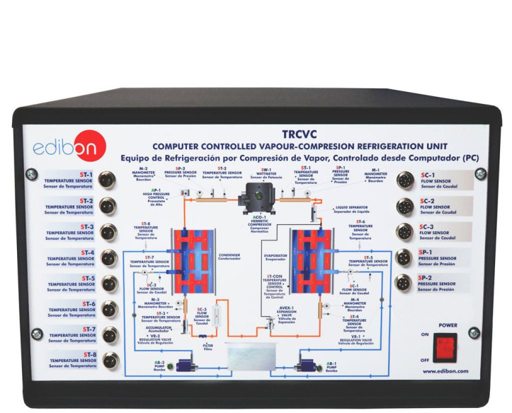 COMPUTER CONTROLLED VAPOUR-COMPRESSION REFRIGERATION UNIT - TRCVC