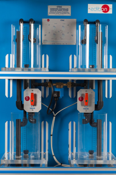 COMPUTER CONTROLLED COUPLED TANKS SYSTEM - CTAC