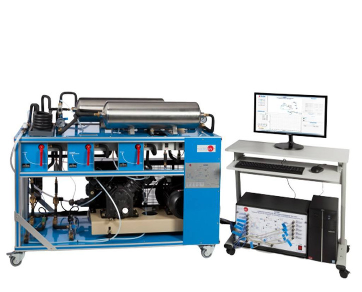 COMPUTER CONTROLLED TWO-STAGE COMPRESSOR TEST UNIT - HCDEC