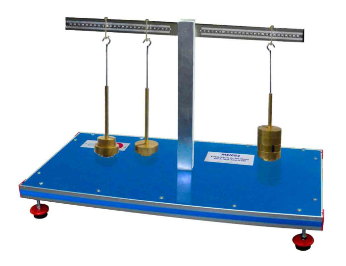 UNIT FOR STUDYING EQUILIBRIUM OF MOMENTS ON A TWO ARM LEVER - MEMB2