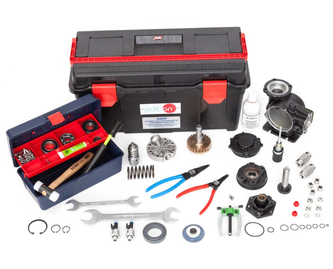 ASSEMBLY AND MAINTENANCE OF A DIAPHRAGM PUMP UNIT - AMDP