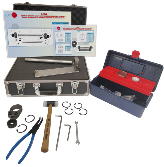 UNIT TO STUDY A SHAFT WITH JOURNAL BEARINGS ASSEMBLY - SJBA