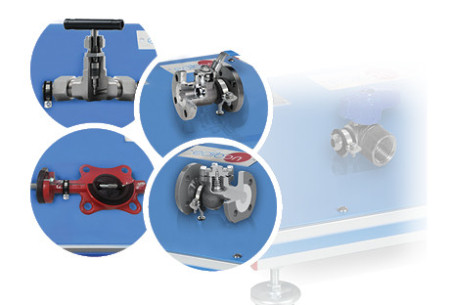 UNIT TO STUDY AN ANGULAR NEEDLE VALVE CUTAWAY MODEL - ANVCM