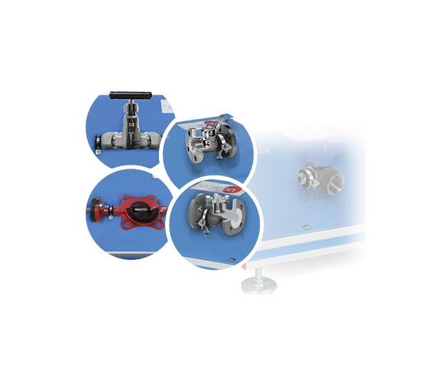 UNIT TO STUDY AN ANGULAR NEEDLE VALVE CUTAWAY MODEL - ANVCM