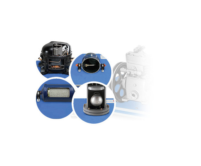 UNIT TO STUDY AN OPEN REFRIGERANT COMPRESSOR CUTAWAY MODEL - OCCM