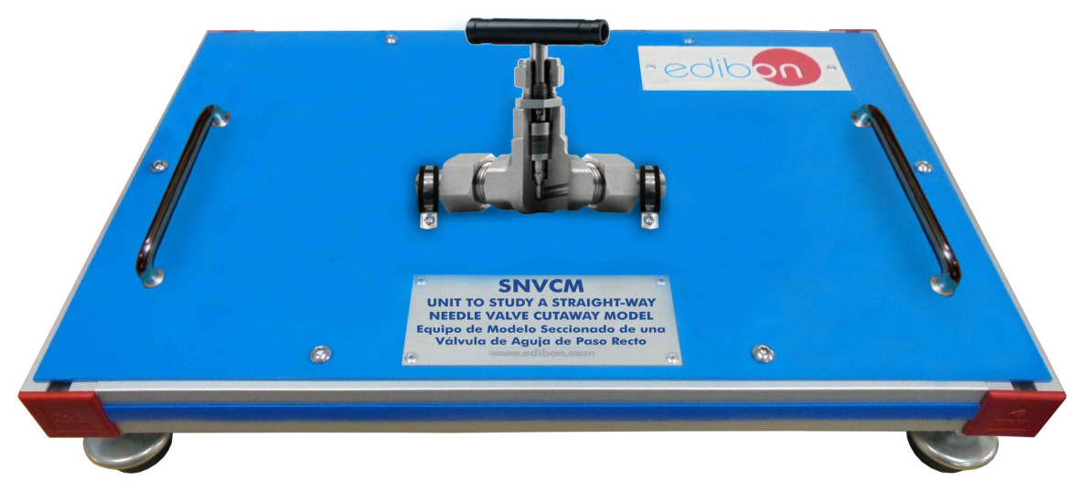 UNIT TO STUDY A STRAIGHT-WAY NEEDLE VALVE CUTAWAY MODEL - SNVCM