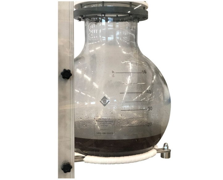 COMPUTER CONTROLLED AND TOUCH SCREEN 4 L/H CORROSIVE SOLVENT RECOVERY DISTILLATION - CSRD/4/CTS