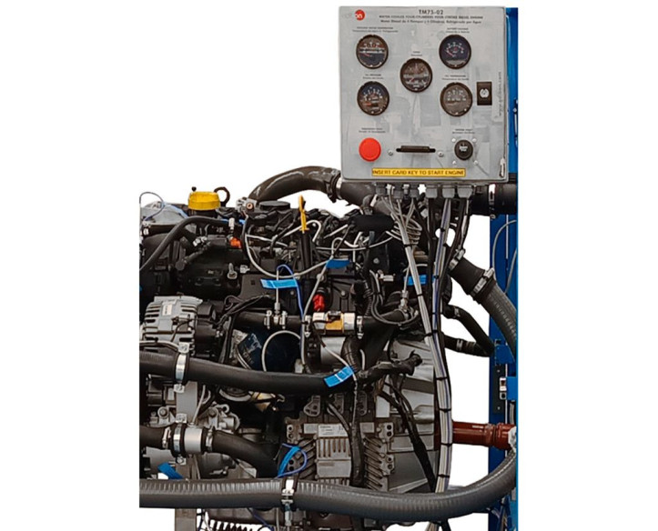 COMPUTER CONTROLLED TEST BENCH FOR 75 KW ENGINES - TBMC75