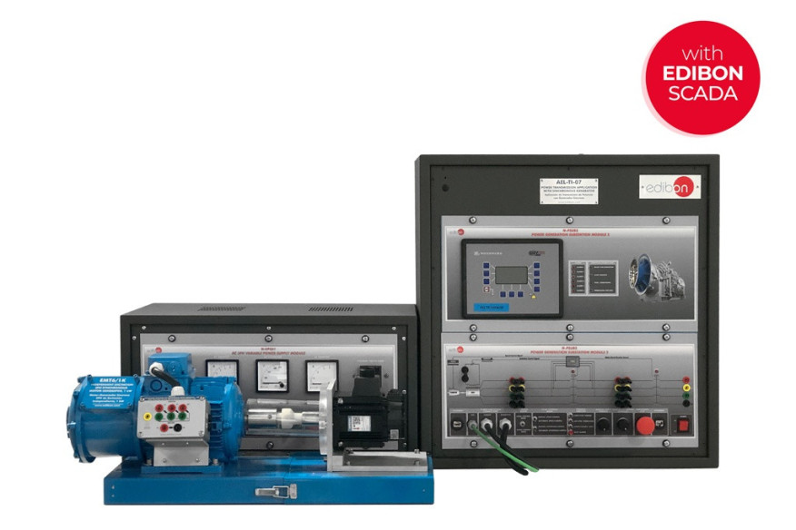 POWER TRANSMISSION APPLICATION WITH SYNCHRONOUS GENERATOR - AEL-TI-07