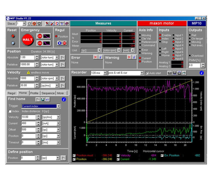 COMPUTER CONTROLLED ADVANCED INDUSTRIAL SERVOSYSTEM UNIT (FOR DC MOTORS) - SERIN/CC