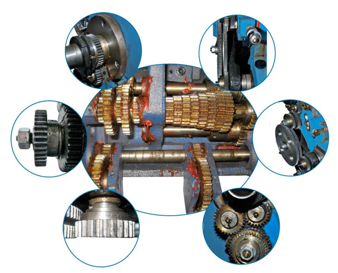 UNIT TO STUDY LATHE GEARS - MSLG