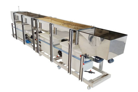 MOBILE BED AND FLOW VISUALIZATION UNIT (WORKING SECTION: 4000X610 MM) - HVFLM-4