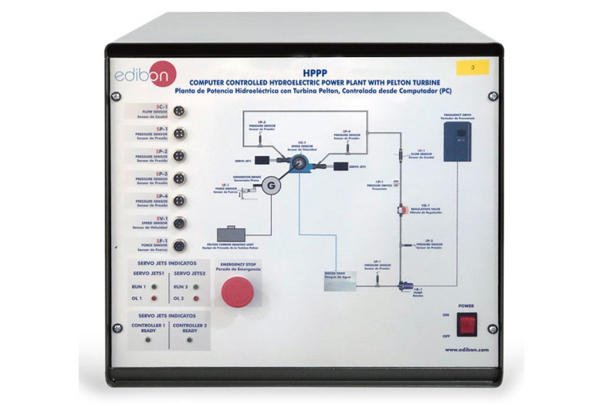 COMPUTER CONTROLLED HYDROELECTRIC POWER PLANT WITH PELTON TURBINE - HPPP