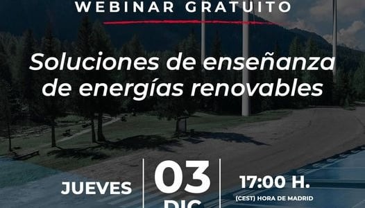 Webinar: Soluciones de enseñanza de energías renovables