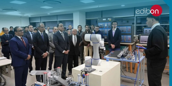 Inauguration of a new laboratory at the Egypt University of Informatics by the Prime Minister